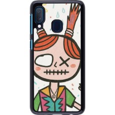 Samsung Galaxy A20e Case Hülle - Little Girl Sketch