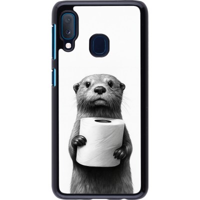Samsung Galaxy A20e Case Hülle - Otter Toilettenpapier