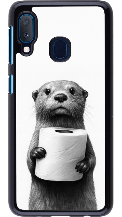 Samsung Galaxy A20e Case Hülle - Otter Toilettenpapier