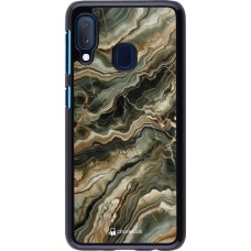 Samsung Galaxy A20e Case Hülle - Oliv Marmor