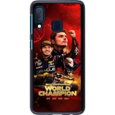 Samsung Galaxy A20e Case Hülle - Max Verstappen Champion 2023