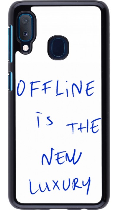 Samsung Galaxy A20e Case Hülle - Offline is the new luxury