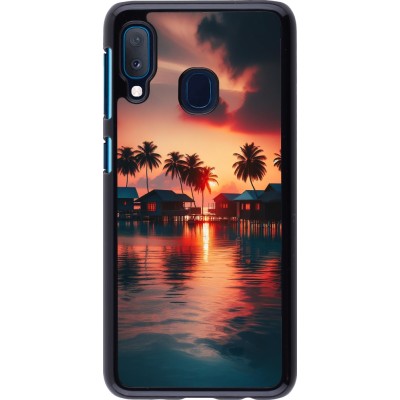 Samsung Galaxy A20e Case Hülle - Paradies Malediven