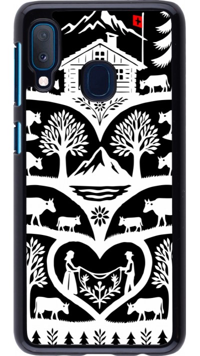 Coque Samsung Galaxy A20e - Poya Suisse 2 noir