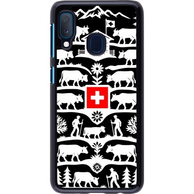 Samsung Galaxy A20e Case Hülle - Poya Schweiz 3 schwarz