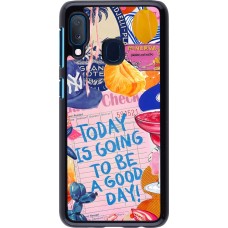 Samsung Galaxy A20e Case Hülle - Preppy Today is Going to be a good day