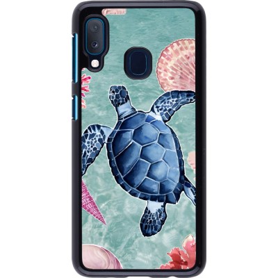 Samsung Galaxy A20e Case Hülle - Preppy Turtle