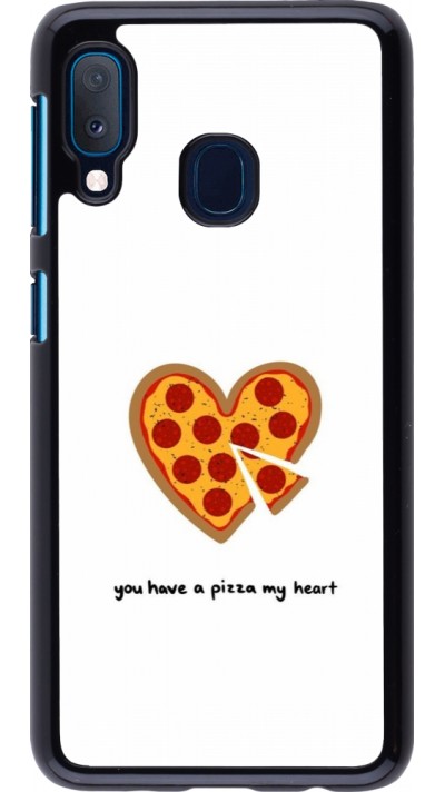 Samsung Galaxy A20e Case Hülle - Saint Valentines Day 26 You have my pizza heart
