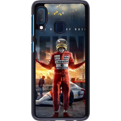 Samsung Galaxy A20e Case Hülle - Senna The King of Rain