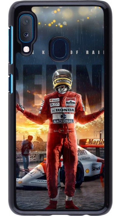 Samsung Galaxy A20e Case Hülle - Senna The King of Rain