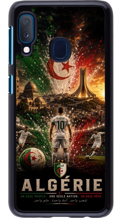 Coque Samsung Galaxy A20e - Football Algérie splash 2026