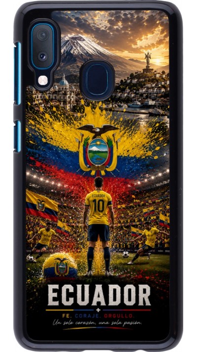 Coque Samsung Galaxy A20e - Football Équateur splash 2026