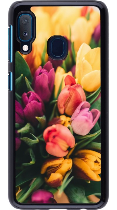 Samsung Galaxy A20e Case Hülle - Bouquet of tulips Spring 2026