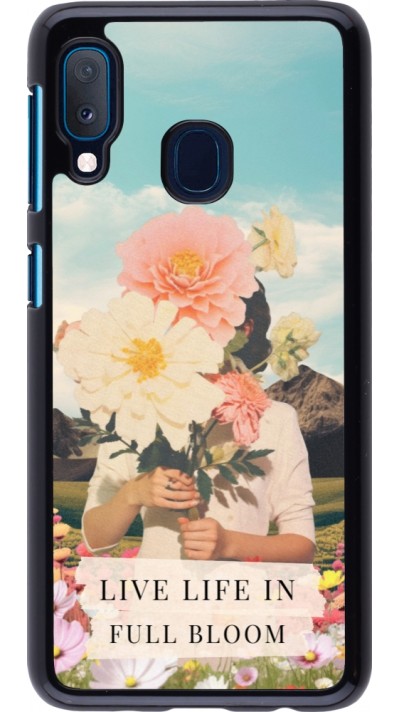Samsung Galaxy A20e Case Hülle - Live life in full moon Spring 2026