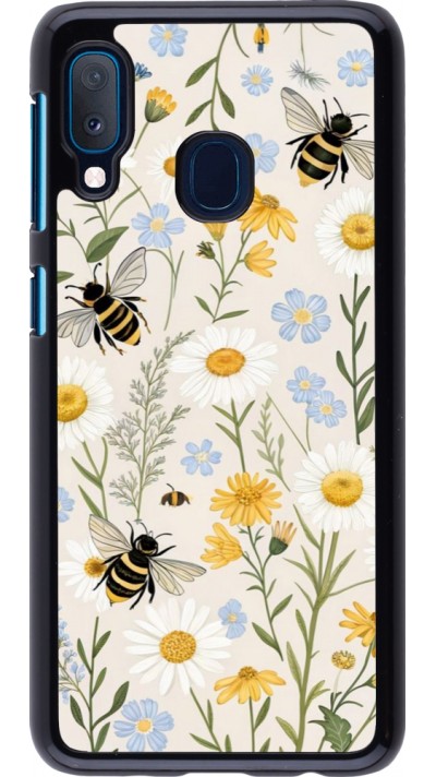 Samsung Galaxy A20e Case Hülle - Pattern bees Spring 2026