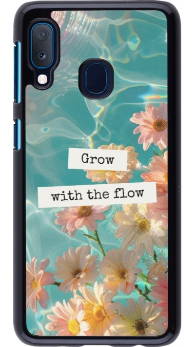 Samsung Galaxy A20e Case Hülle - Summer 2025 Grow with the flow