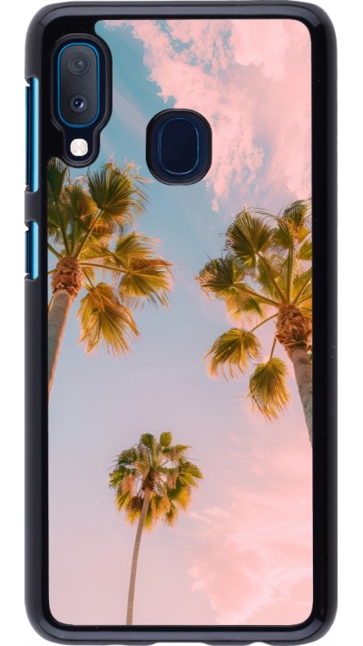 Samsung Galaxy A20e Case Hülle - Summer 2025 Palmiers