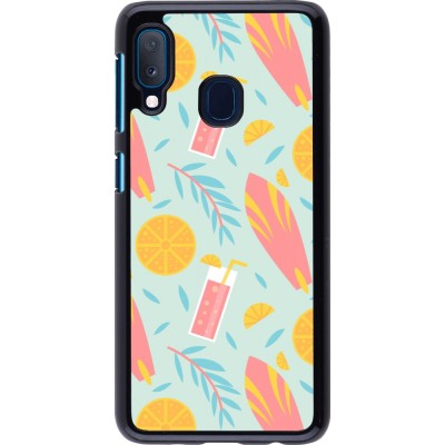Samsung Galaxy A20e Case Hülle - Summer 2025 Pattern citron