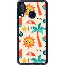 Samsung Galaxy A20e Case Hülle - Summer 2025 Pattern soleil