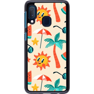 Samsung Galaxy A20e Case Hülle - Summer 2025 Pattern soleil