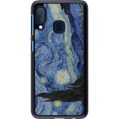 Samsung Galaxy A20e Case Hülle - Kunstbild - Sternennacht - Van Gogh