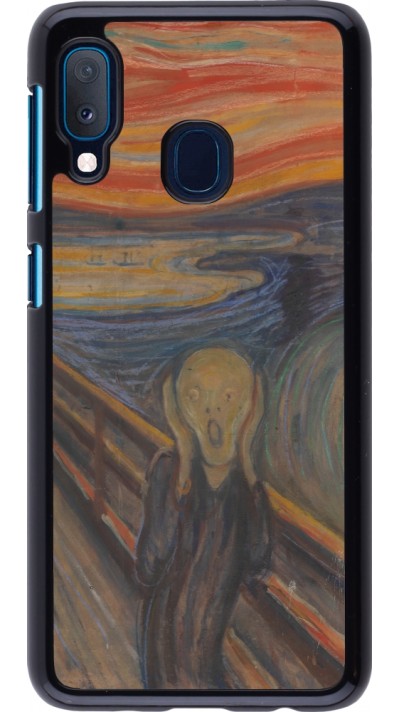 Samsung Galaxy A20e Case Hülle - Kunstbild - Der Schrei - Edvard Munch