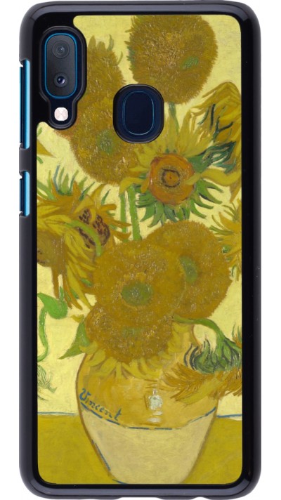 Samsung Galaxy A20e Case Hülle - Kunstbild - Sonnenblumen  - Van Gogh