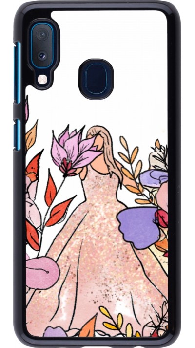 Samsung Galaxy A20e Case Hülle - Taylor Swift Sketch - White