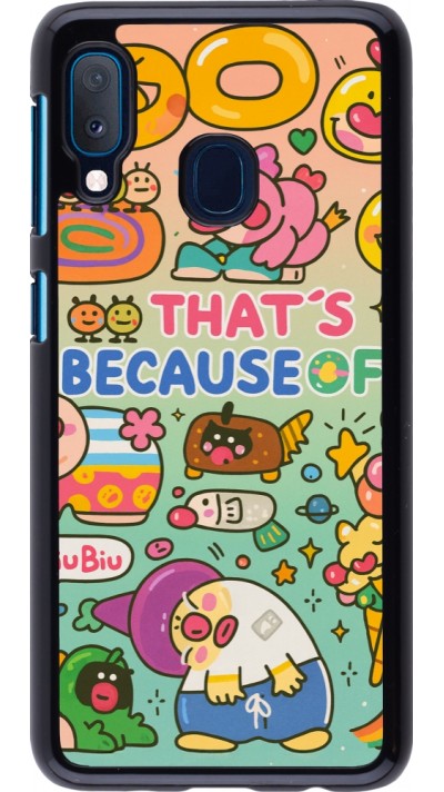 Samsung Galaxy A20e Case Hülle - Thats beacause of