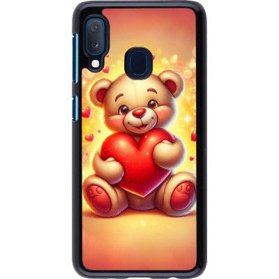 Samsung Galaxy A20e Case Hülle - Valentin 2024 Teddy Liebe