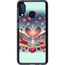 Samsung Galaxy A20e Case Hülle - Valentin 2025 Schick
