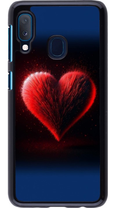 Samsung Galaxy A20e Case Hülle - Valentin 2025 rotes Herz