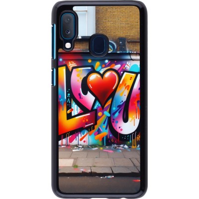 Samsung Galaxy A20e Case Hülle - Valentin 2025 Liebe U Tag