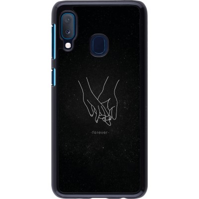 Samsung Galaxy A20e Case Hülle - Valentine 2023 hands forever