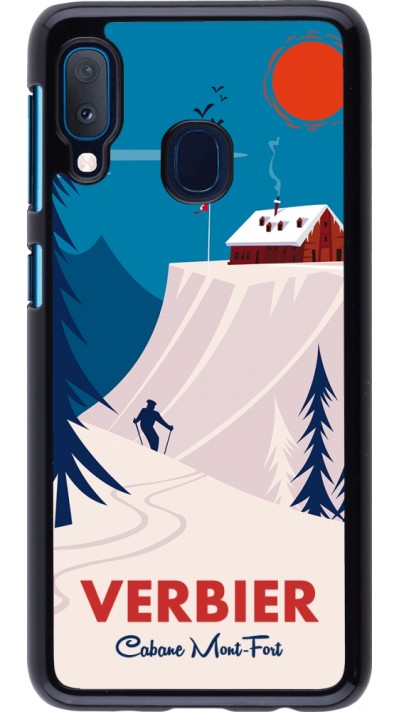 Samsung Galaxy A20e Case Hülle - Verbier Cabane Mont-Fort