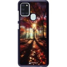 Coque Samsung Galaxy A21s - Automne doré glare