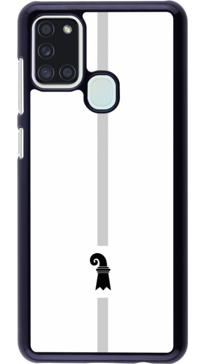 Samsung Galaxy A21s Case Hülle - Kanton BS weiss