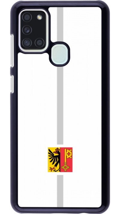 Samsung Galaxy A21s Case Hülle - Kanton GE weiss