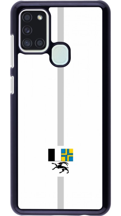 Samsung Galaxy A21s Case Hülle - Kanton GR weiss