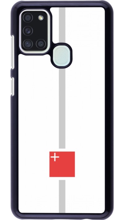 Samsung Galaxy A21s Case Hülle - Kanton SZ weiss