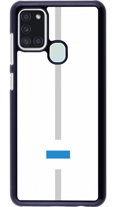 Samsung Galaxy A21s Case Hülle - Kanton ZG weiss