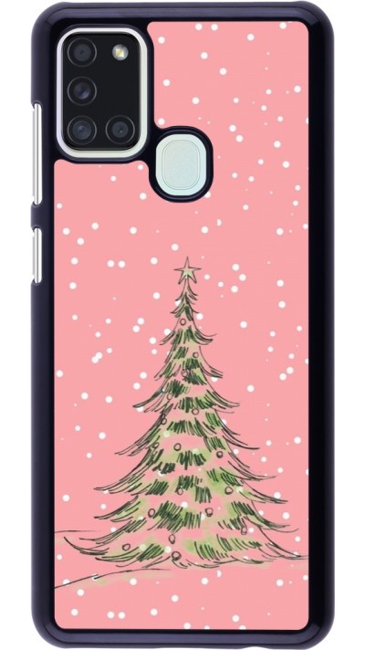 Coque Samsung Galaxy A21s - Christmas 25 Pink Tree
