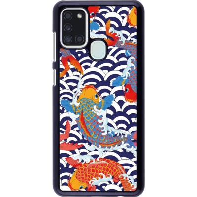 Samsung Galaxy A21s Case Hülle - Easter 2023 japanese fish