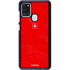Samsung Galaxy A21s Case Hülle - Schweiz 2026 personalisierbares Fussballtrikot