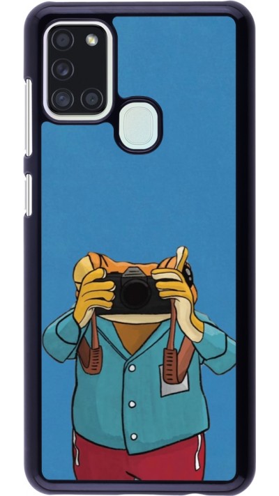 Coque Samsung Galaxy A21s - Frog with camera DTMF