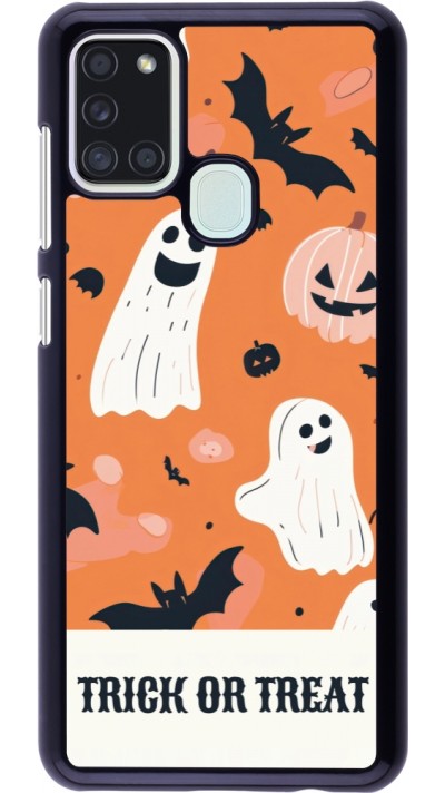 Samsung Galaxy A21s Case Hülle - Halloween 2025 Trick treat