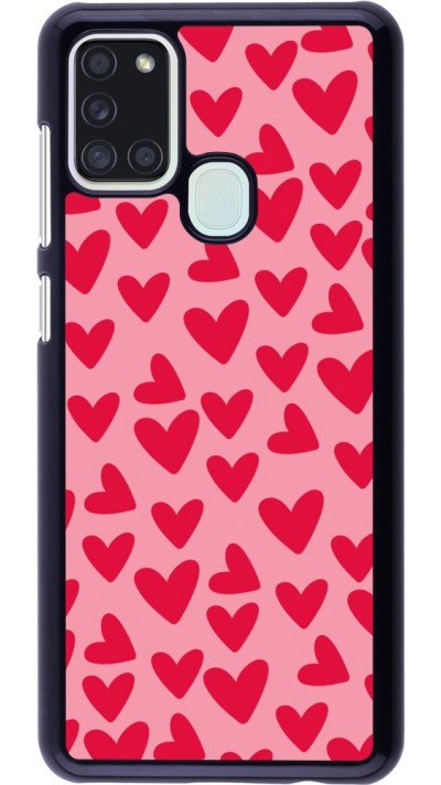 Coque Samsung Galaxy A21s - Mom 2024 petits coeurs