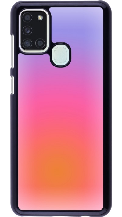 Coque Samsung Galaxy A21s - Orange Pink Blue Gradient