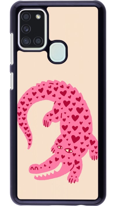 Coque Samsung Galaxy A21s - Pink crocodile 2026