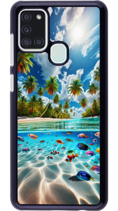 Coque Samsung Galaxy A21s - Plage Paradis